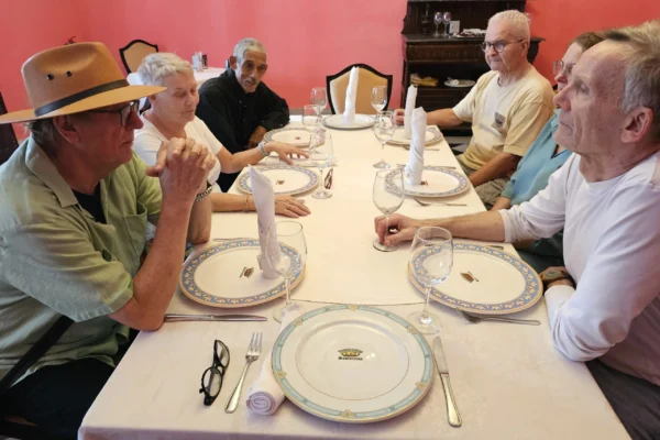 Første fælles frokost i Havana