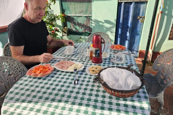 Morgenmad hos Sergio og Marla